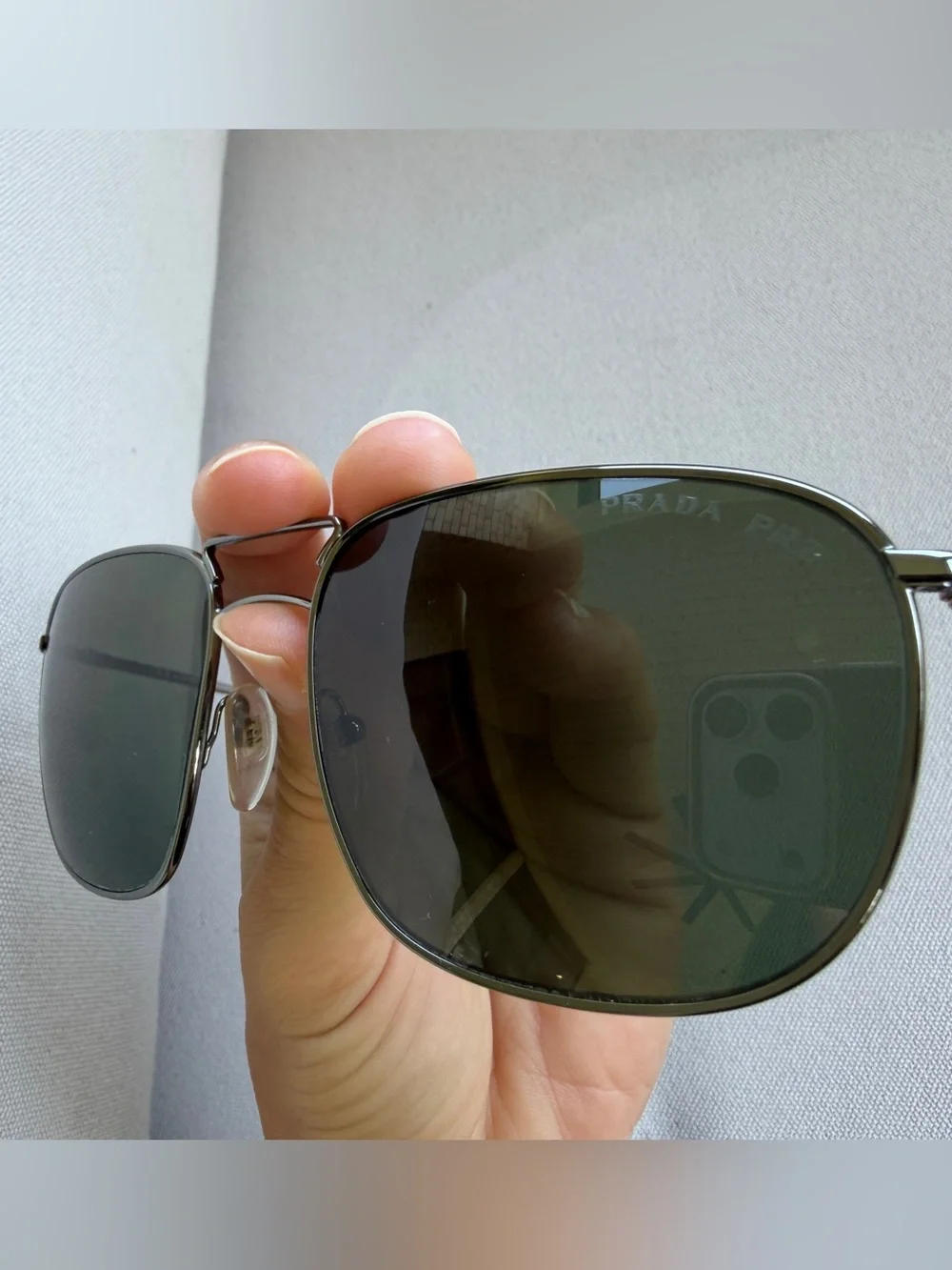 Authentic Prada Aviator Sunglasses